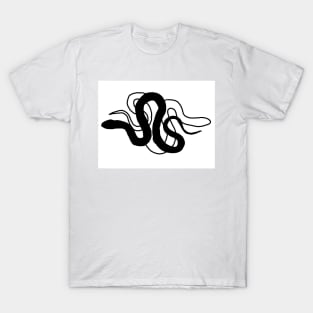 Black and white snake (horizontal) T-Shirt